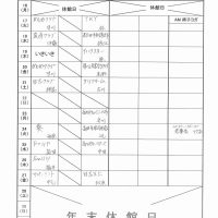 12月スポーツ室16日-27日結果