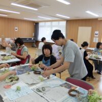アンティーク紫陽花リース1