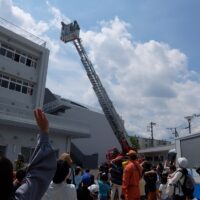 はしご車救助1