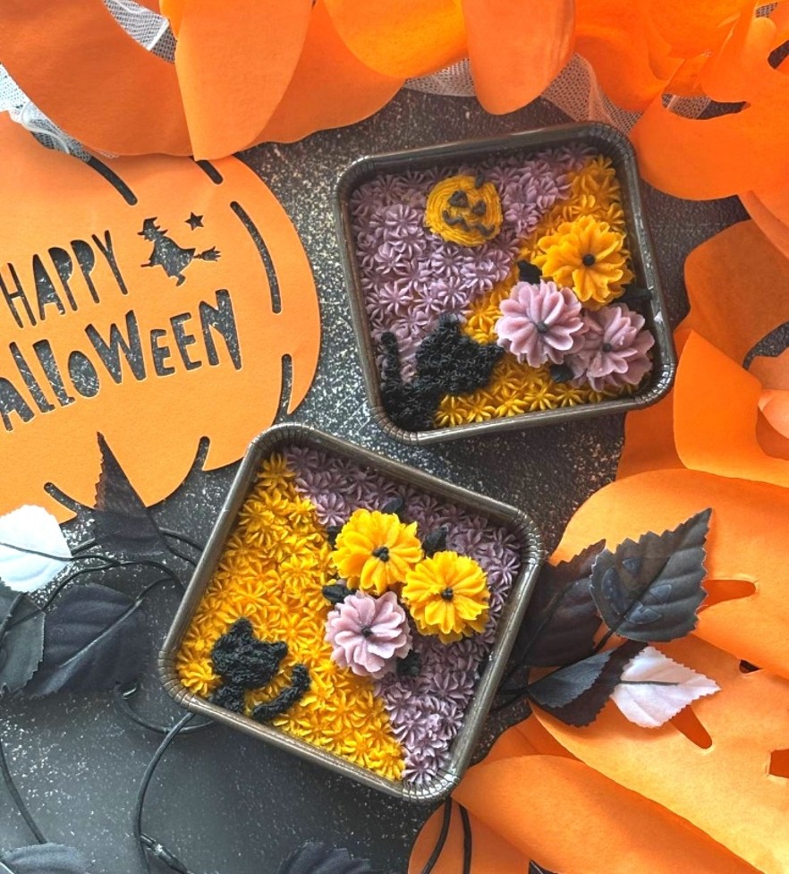 あんこのお花しぼりハロウィン