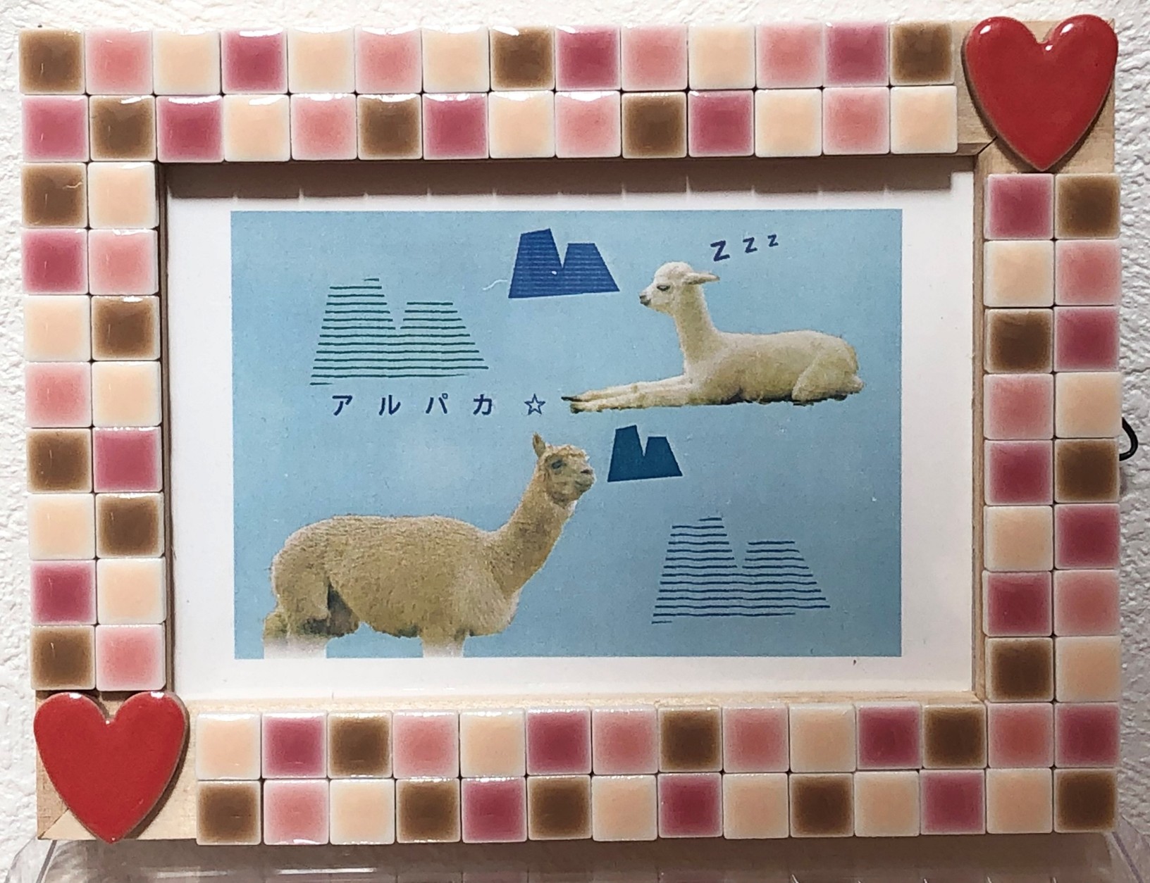 夏タイルでフレーム作り