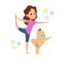 産後ママと赤ちゃんヨガ