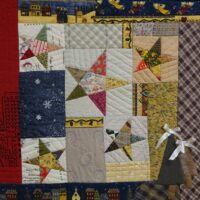 すみれキルト作品１