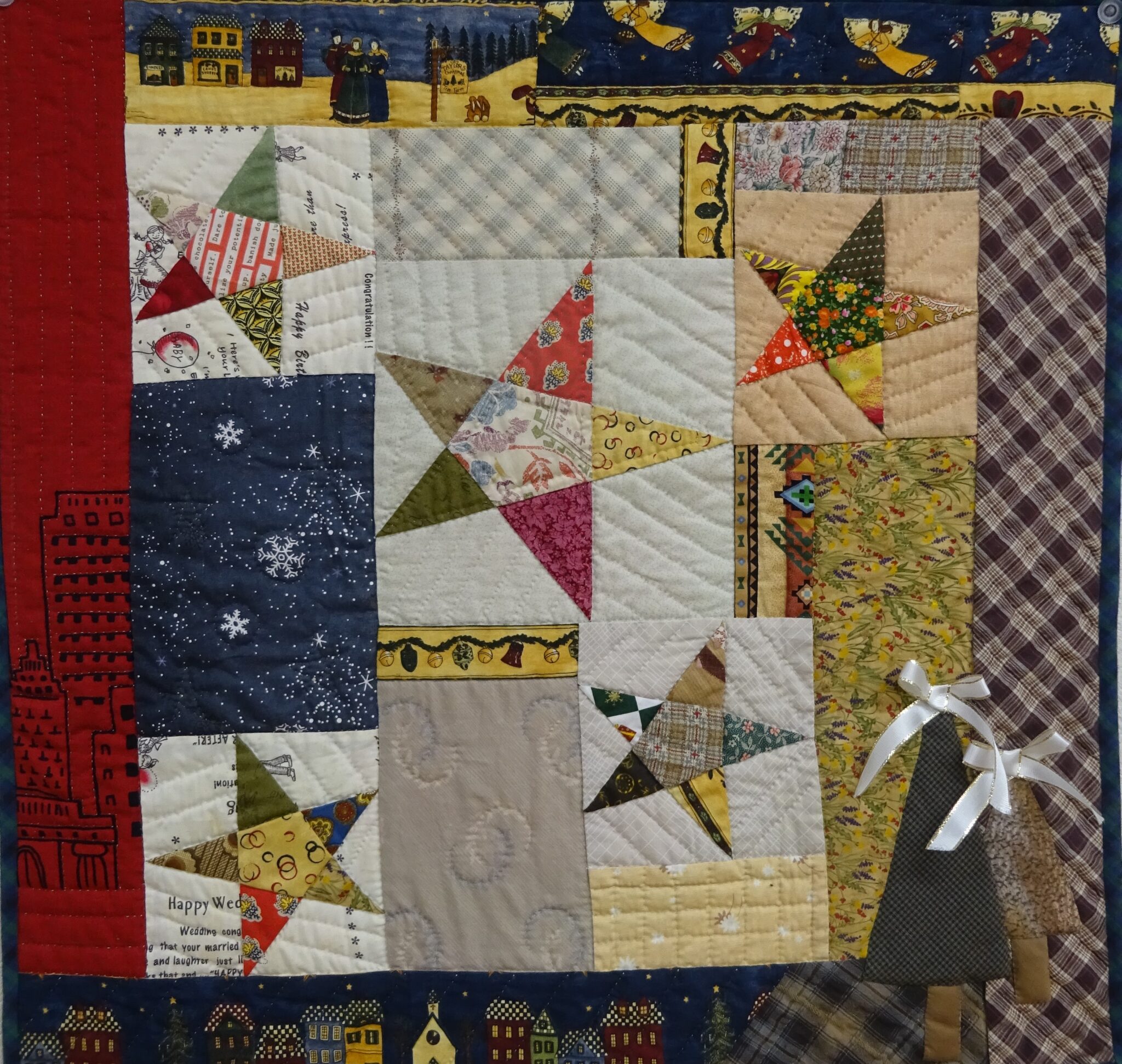 すみれキルト作品１