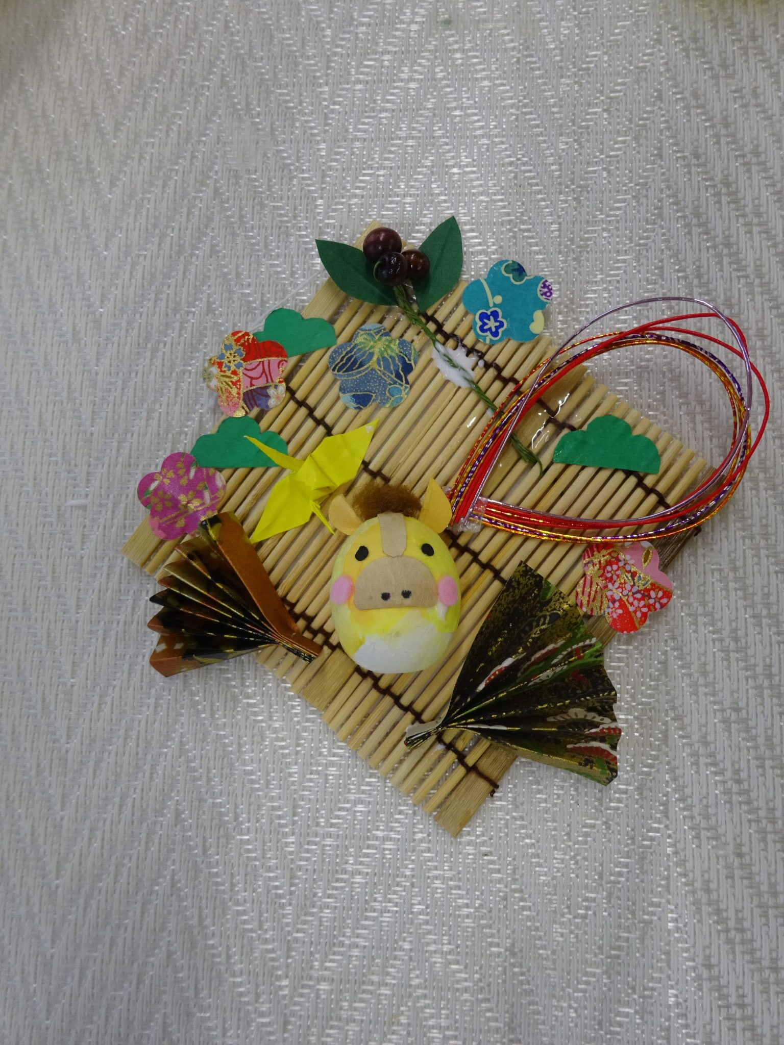 なぎ先生の工作（干支の飾りもの）2