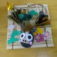 なぎ先生の工作（干支の飾りもの）3