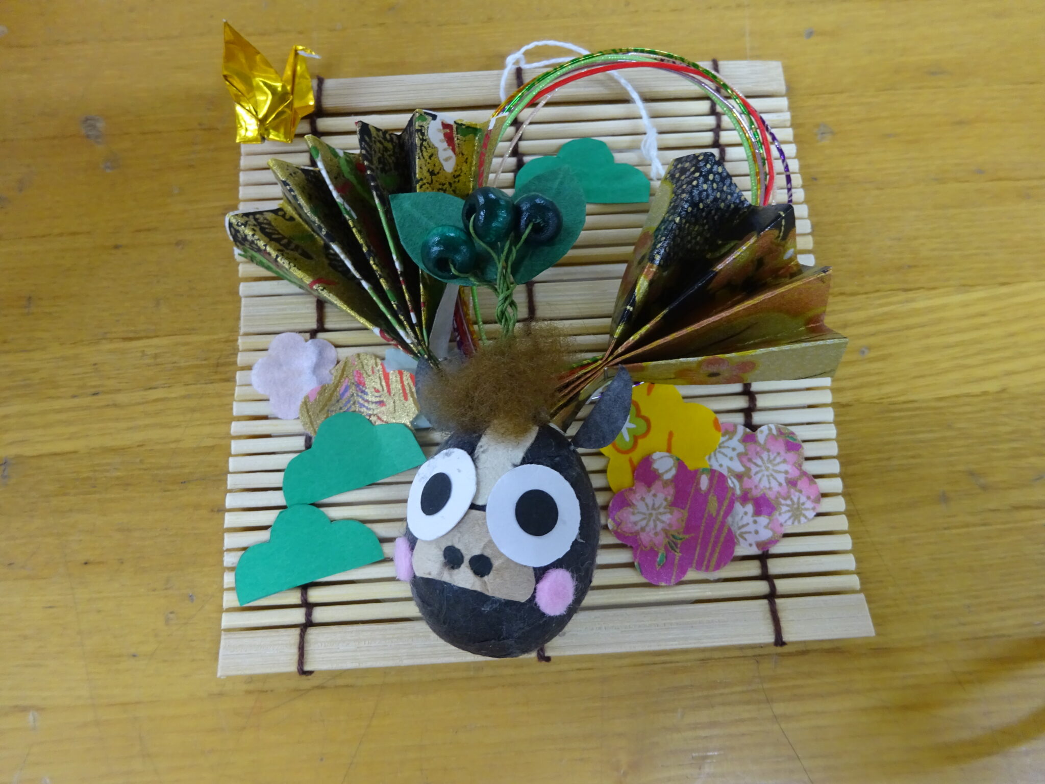 なぎ先生の工作（干支の飾りもの）3