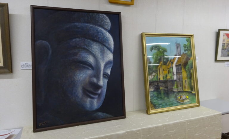 【サロン作品展】田中稔さん・静枝さんの絵画展