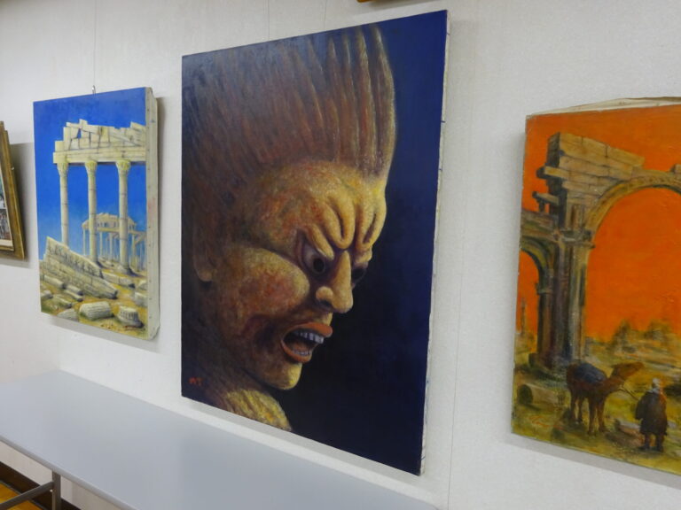 【サロン作品展】田中稔さん静枝さんの絵画展