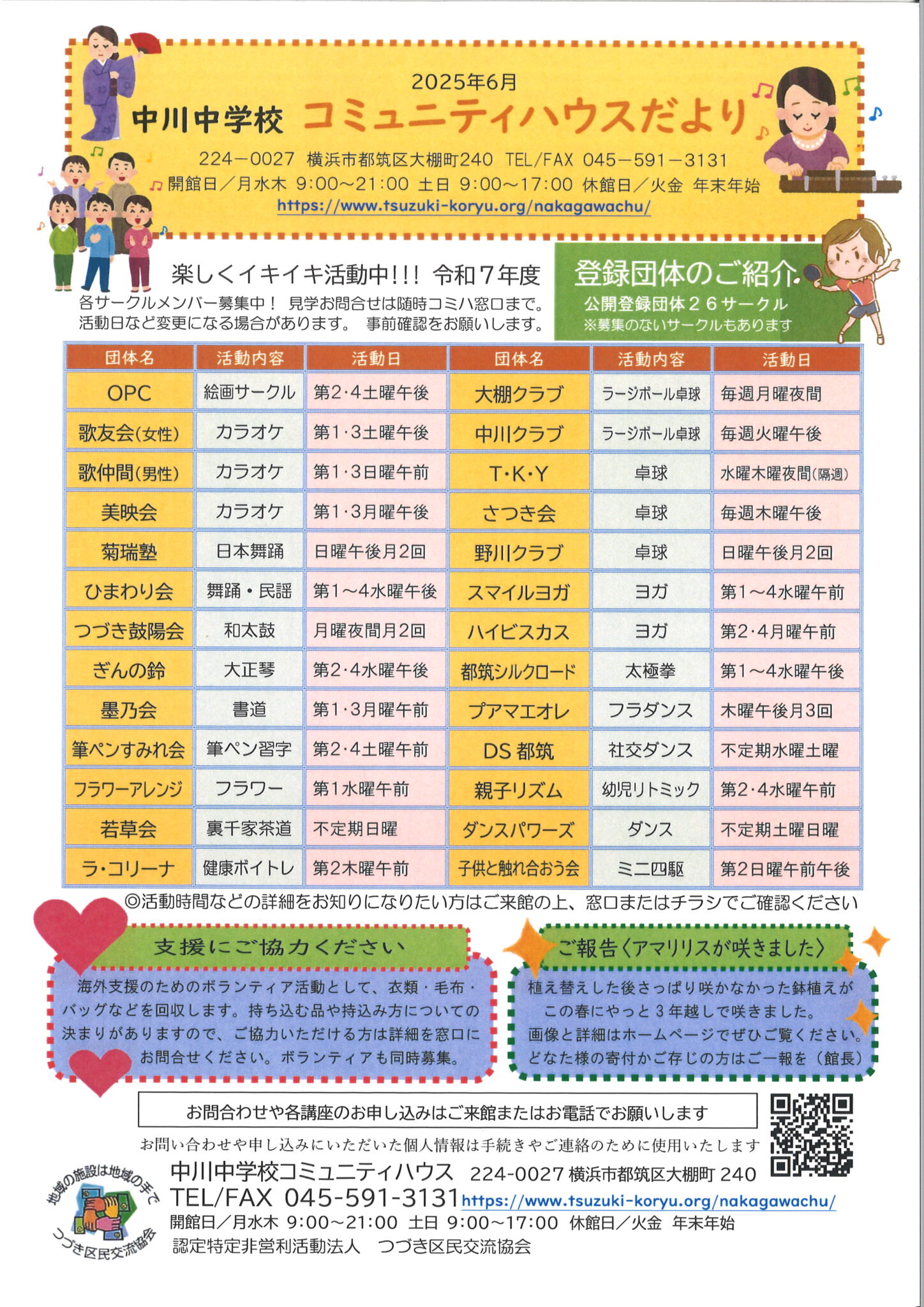 コミュニティハウスだより６月号